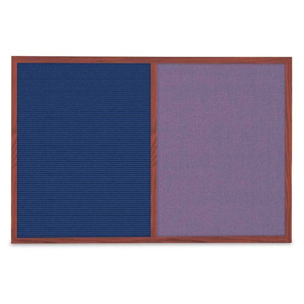 Slim Style Indoor Enclosed Corkboard, 36